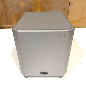 Boston Acoustics BA7800 Speaker System Powered Subwoofer Only Silver Wired